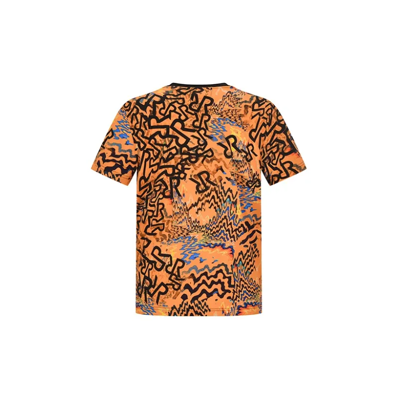 RARE Short Sleeved T Shirts Men's Orange-1