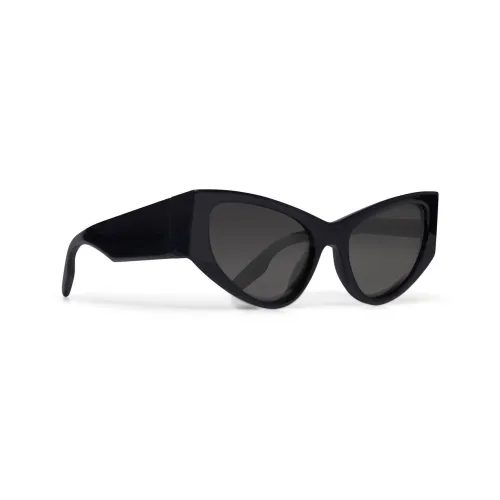 Chrome Hearts Plate And Metal Square Eyeglass Frames Unisex Smoke Gray