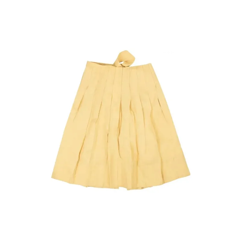 Jacquemus La Jupe Plissee 'Yellow Sand'-1