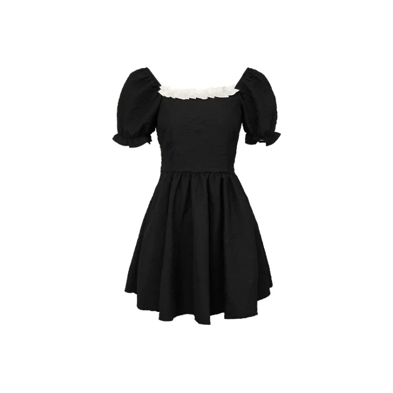 SUNSUNTOWN Short Sleeved Dresses Summer Women's-1