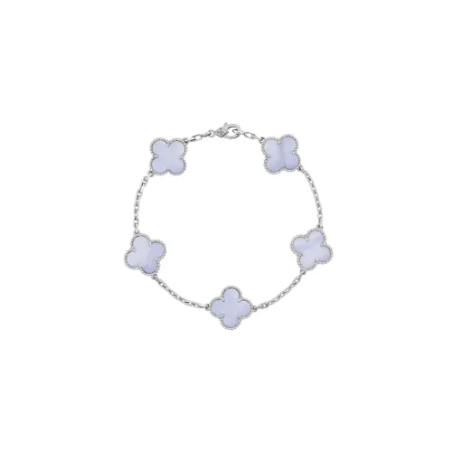 Van Cleef & Arpels Female Alhambra Four Leaf Lucky Series Bracelets Purple 