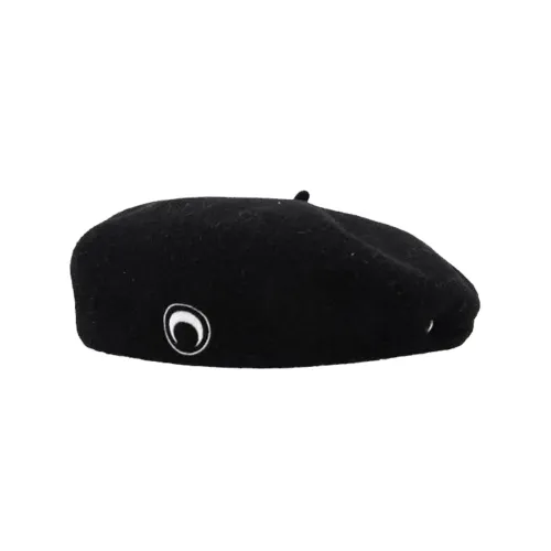 Marine Serre Berets Unisex Black