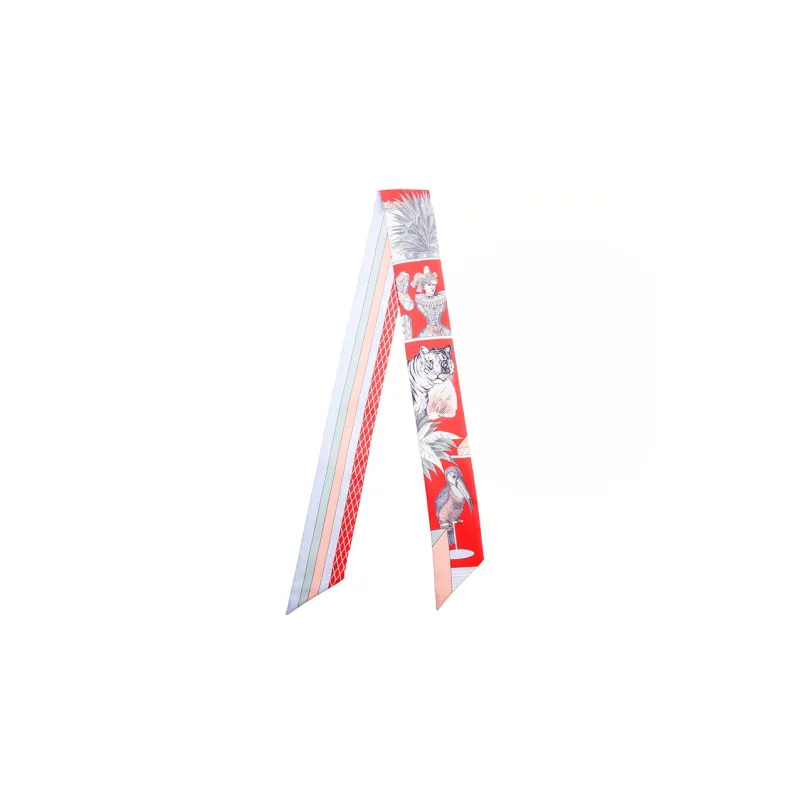 HERMES Twilly Silk Scarves Women's-1