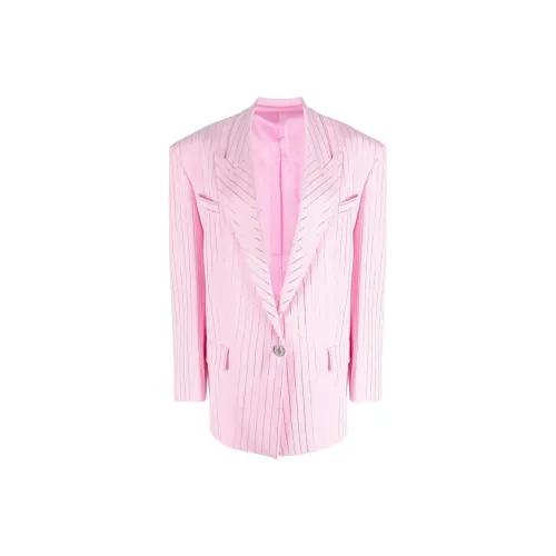 The Attico Pinstripe Single-breasted Blazer