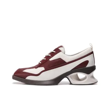 Lost In Echo Low Top Casual Shoes 5.5cm Women's Burgundy