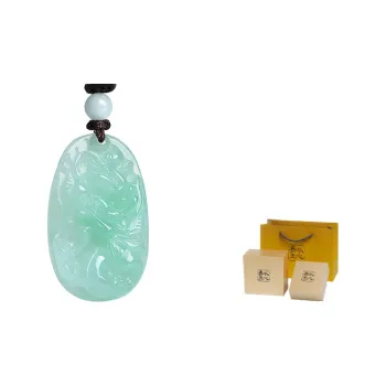 With The Heart Of The Jade Bean Type Jadeite Necklaces Unisex