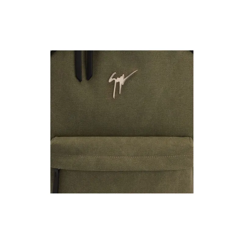 giuseppe zanotti Bud Logo-plaque Backpack-4