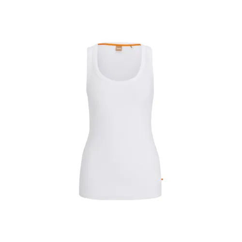 HUGO BOSS Tank Tops Women's White