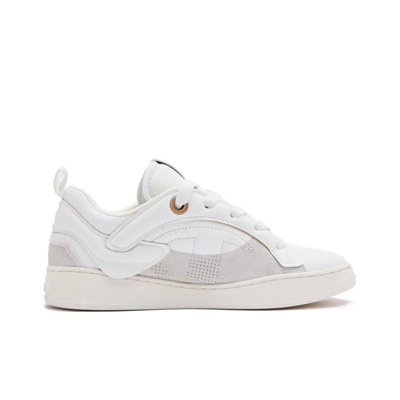 Champion Edition 1 Low Top Skateboard Shoes Men's White-1