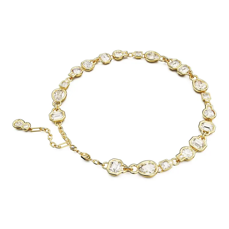 Swarovski Dextera Gold-Tone Plated Necklaces Women's Gold-2