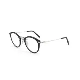 #B11 Dark Blue Frame with Silver Temple