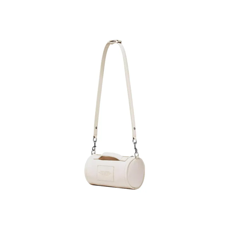 MARC JACOBS The Leather Duffle Bag White-2