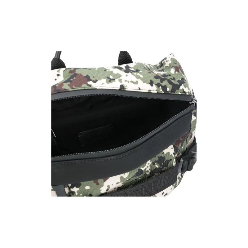 Moncler Polyamide With Leather Portable One Shoulder Crossbody Fanny Pack Men's Camouflage-2