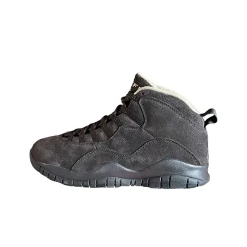 SoleFly x Jordan Air Jordan 10 'Chocolate' Slip Resistant High Top Vintage Basketball Shoes Men's Black