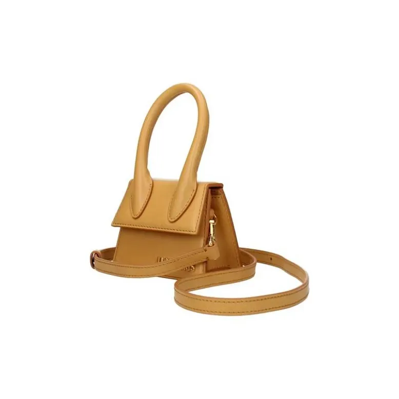 Jacquemus Le Chiquito Leather Shoulder Bag Crossbody Bag Handbag Women's Light Brown-1