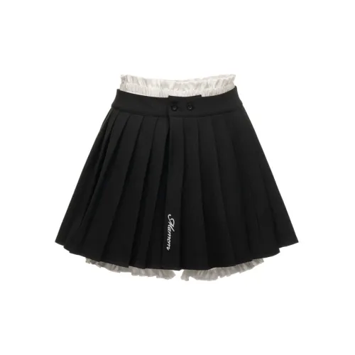 MAMC Casual Short Skirts Women's Black