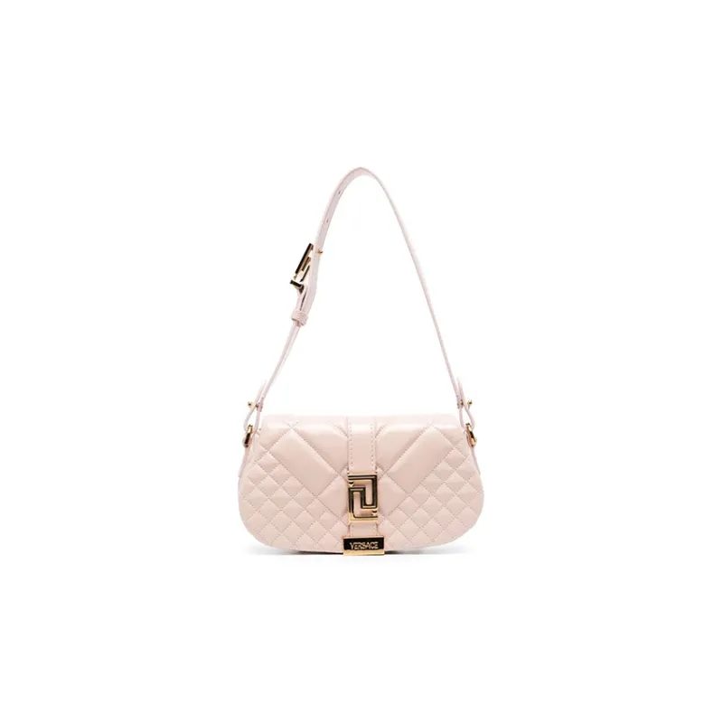 FANSIZHE Greca Goddess Lambskin Crossbody Bag Shoulder Bag Women's Light Pink-0