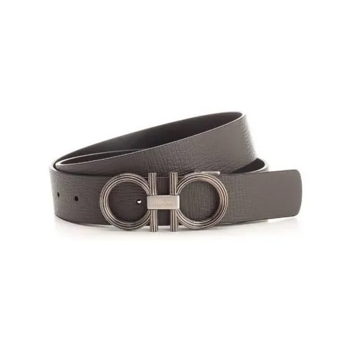 Ferragamo Logo Buckled Reversible Belt