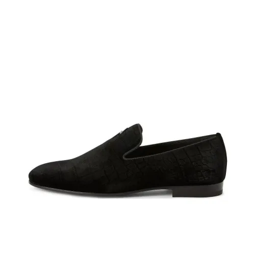 Giuseppe Zanotti Slip-on Velvet Loafers