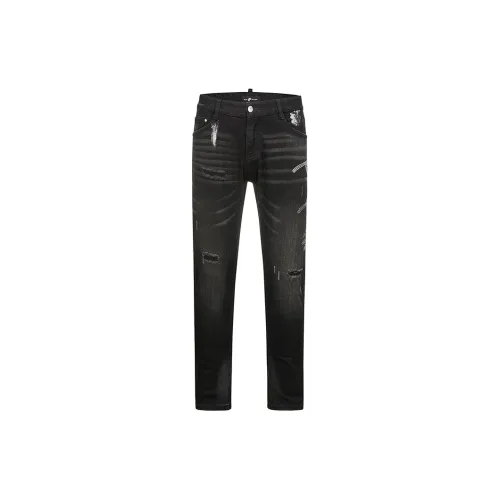 PLEIK PHOLPPE Jeans Men Black