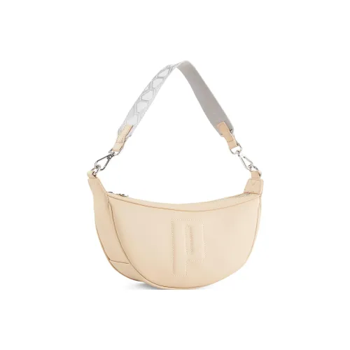 PUMA Nylon Hobo Bag Handbag Shoulder Bag Women's Oat