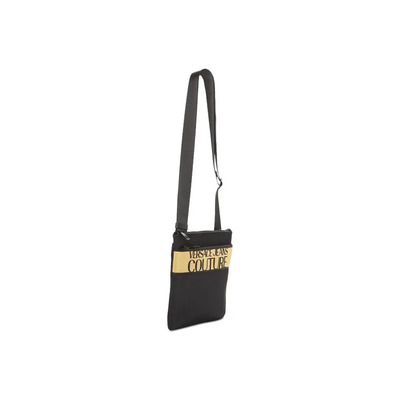 VERSACE JEANS COUTURE Logo Printed Zipped Shoulder Bag-2