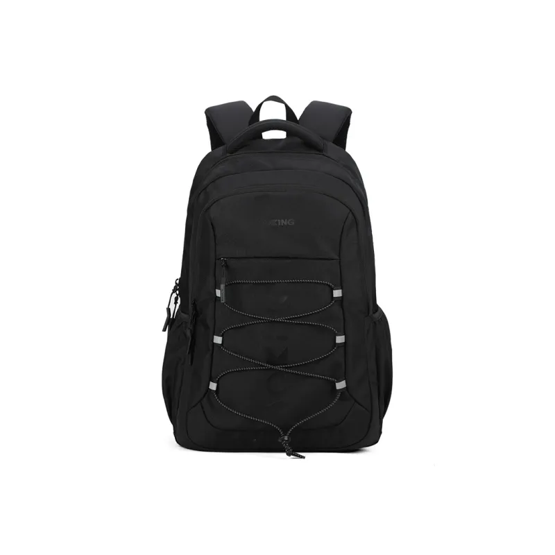 AOKING AK Water Resistant Oxford Backpack Large Size Unisex Light Gray/Light Purple/Black-4