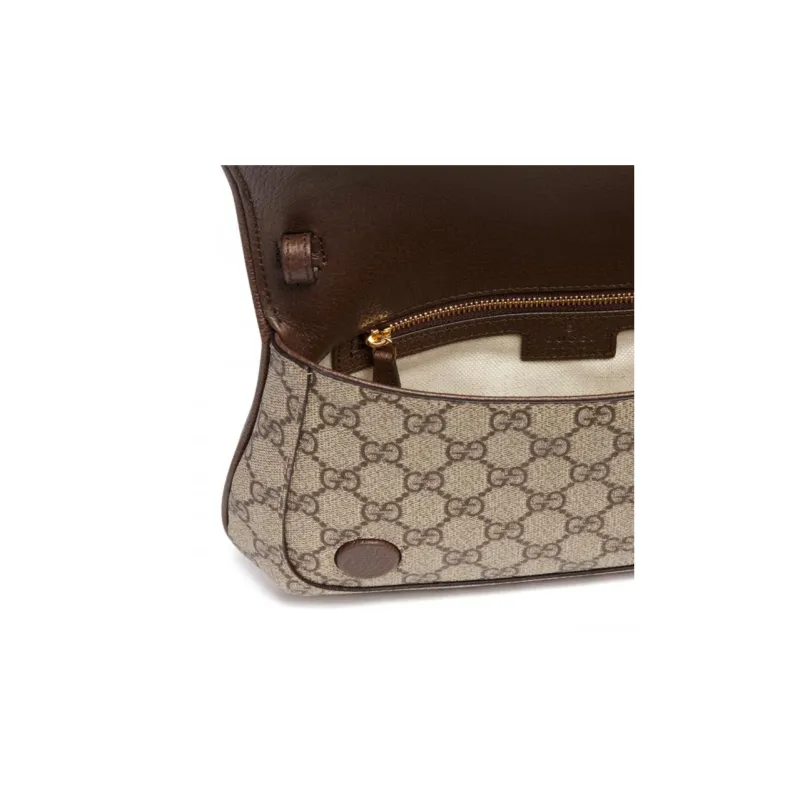 GUCCI Blondie Canvas With Leather Binding Flap Bag, Chain Bag, Shoulder Bag Canvas Bag, Handbag, Shoulder Bag Women's-6