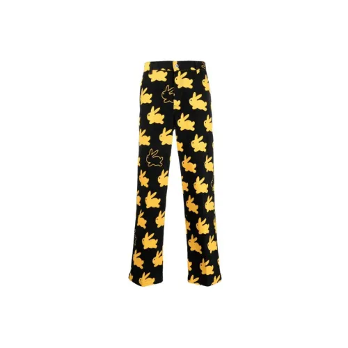 JW Anderson Bunny-print Straight-leg Trousers