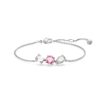 Swarovski Rhodium Plated Bracelets Women's Silver