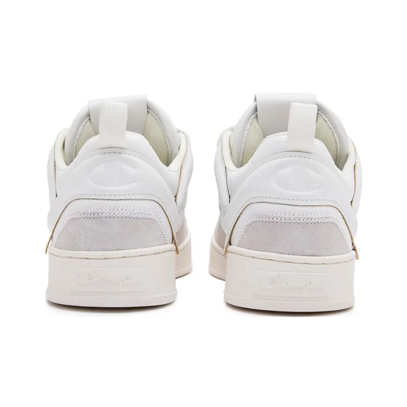 Champion Edition 1 Low Top Skateboard Shoes Men's White-3