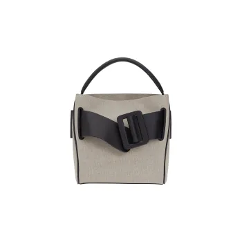 BOYY Canvas With Calfskin Canvas Bag Shoulder Bag Crossbody Bag Handbag Women's Apricot/Black
