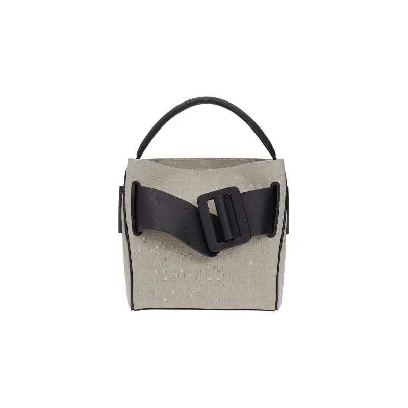 BOYY Canvas With Calfskin Canvas Bag Shoulder Bag Crossbody Bag Handbag Women's Apricot/Black-0