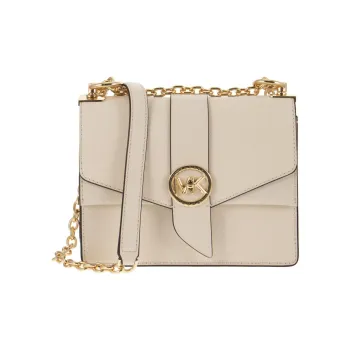 MICHAEL KORS Leather Shoulder Bag Women's Cream