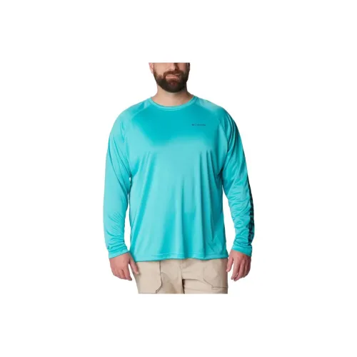 Columbia T-Shirts Men Lake Blue