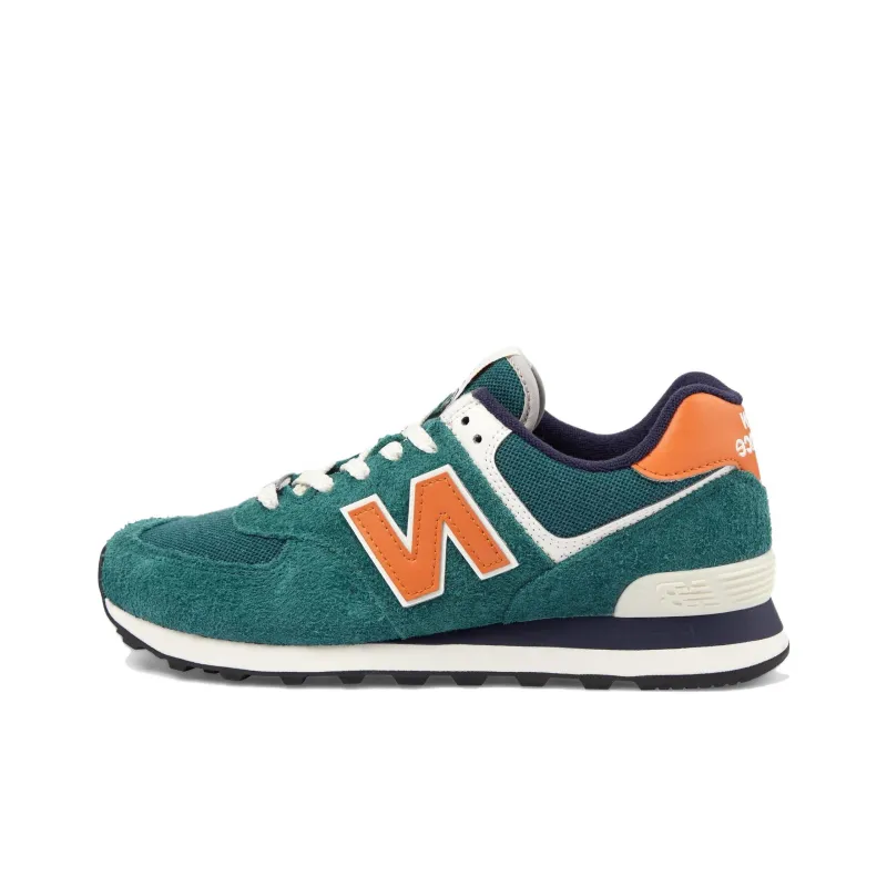 New Balance 574 Aqua Green Orange-0
