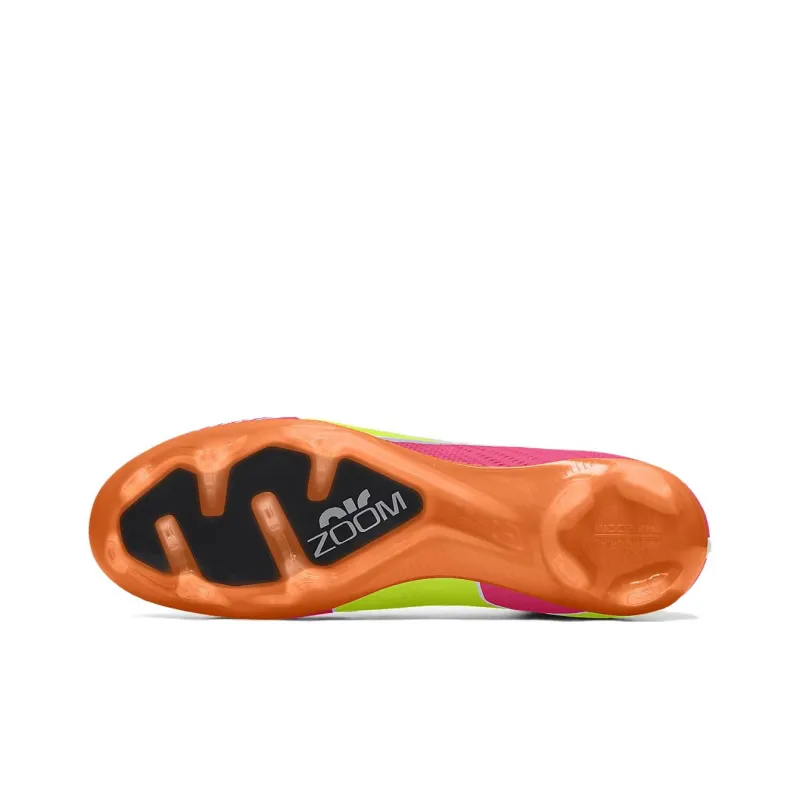 Nike Mercurial Vapor 15 Elite Cushioning Wear Resistant Soccer Shoes Unisex Pink-5