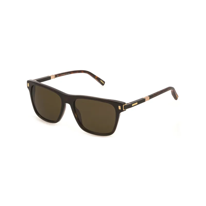 CHOPARD Acetate Carbon Fiber Irregular Shape Sunglasses Men's Black-0