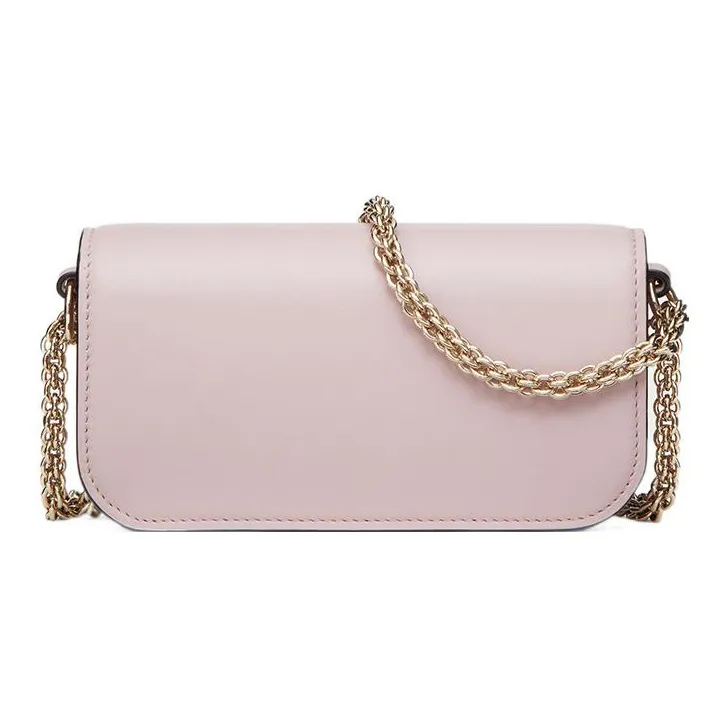 Valentino Locò Faux Crystal Shoulder Bag, Crossbody Bag, Handbag Mini Women's Light Pink-3