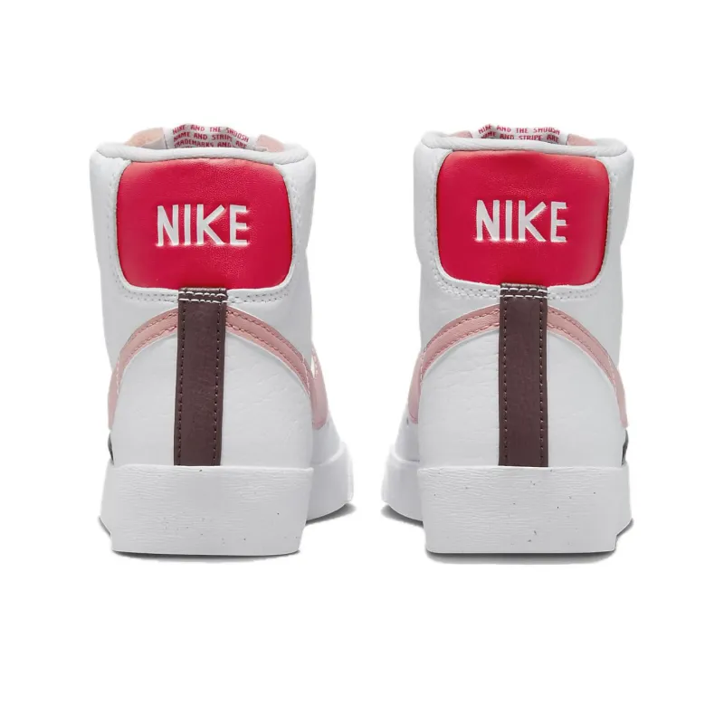 Nike Women's Blazer Mid '77 Next Nature 'White Red Stardust'-4
