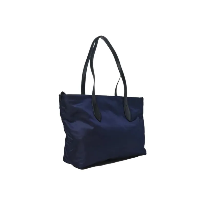 Burberry Nylon Tote Bag, Shopping Bag, Handbag Trumpets Women's Marine Blue-1