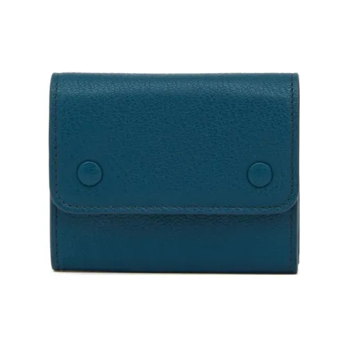 Maison Margiela Leather Wallet Women's Blue