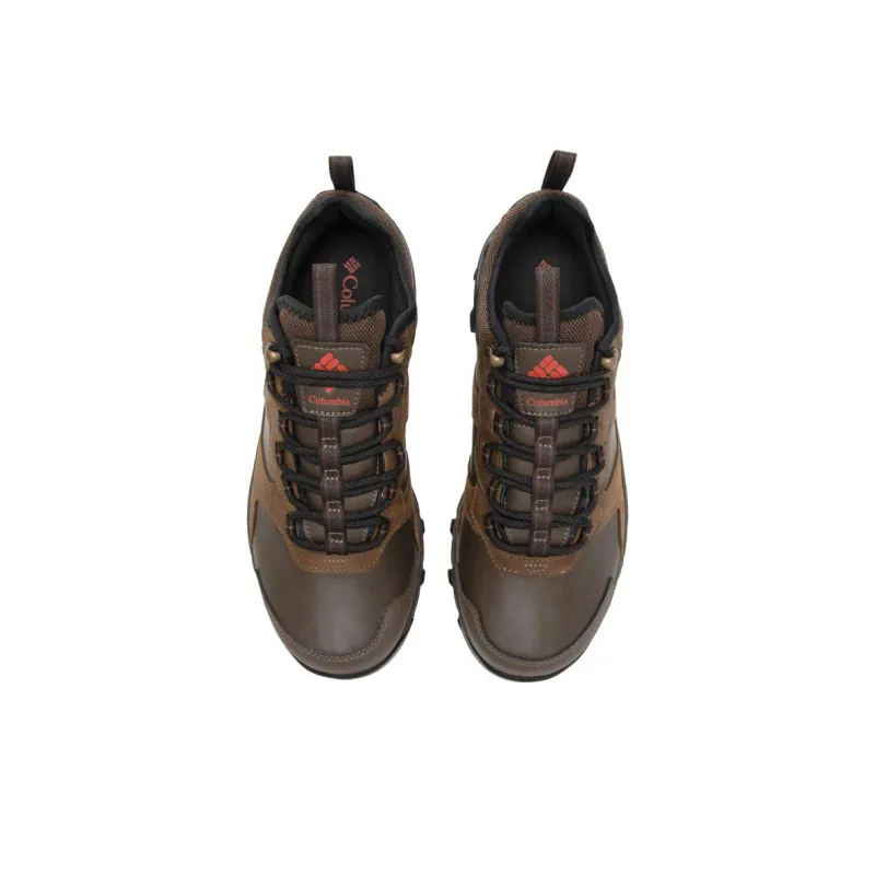 Columbia PEAKFREAK™ TAI LOW LEATHER OD Slip Resistant Low Top Outdoor Shoes Men's Brown-2
