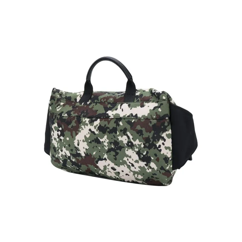 Moncler Polyamide With Leather Portable One Shoulder Crossbody Fanny Pack Men's Camouflage-1