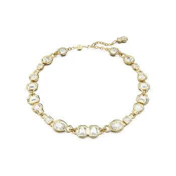 Swarovski Dextera Gold Tone Plated Necklaces Women's Gold