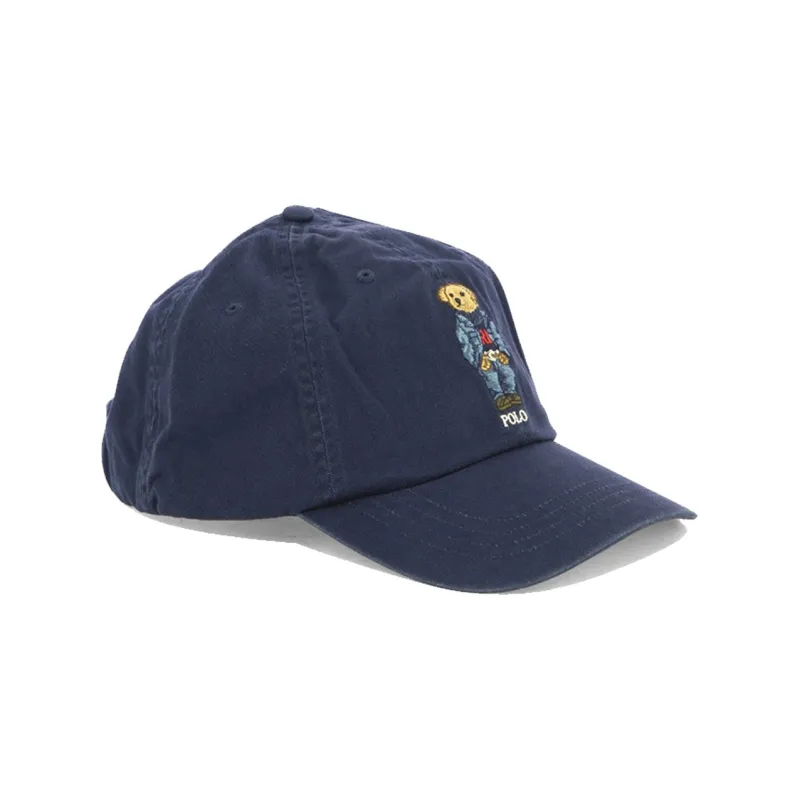 Polo Ralph Lauren Bear Embroidered Round Crown Baseball Cap-0