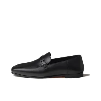 HERMES Giovanni Loafers Women's Black