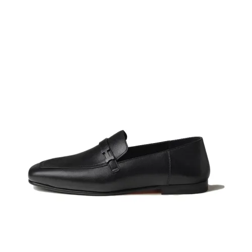 HERMES GIOVANNI Loafers Women's Black