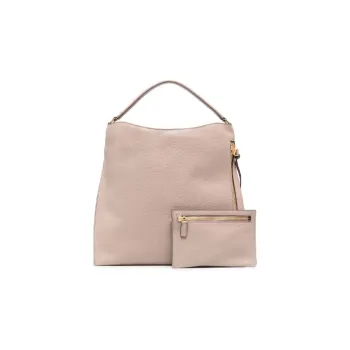 TOM FORD ALIX Calfskin One Shoulder Handbags Large Size Women's Light Pink