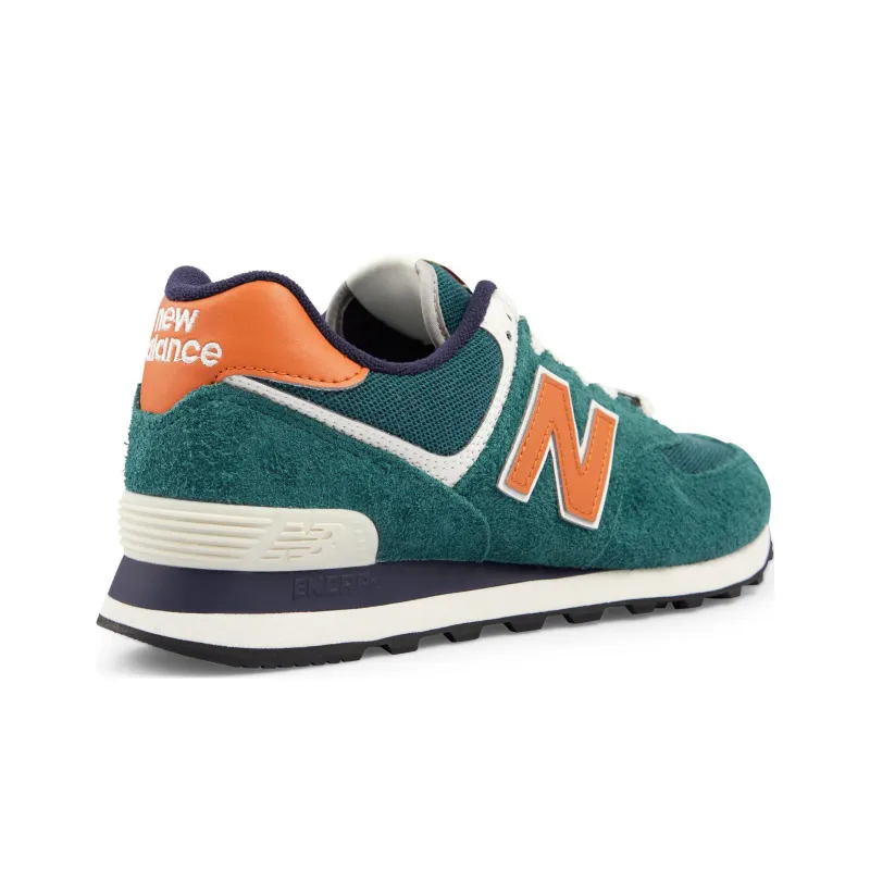 New Balance 574 Aqua Green Orange-3